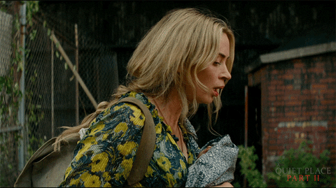 Emily Blunt Run GIF by A Quiet Place Part II - Find & Share on GIPHY