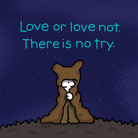 star wars love GIF by Chippy the Dog