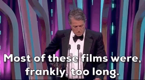 Hugh Grant Bafta Film Awards GIF