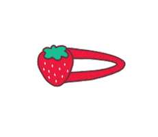 Strawberry Nanast Sticker