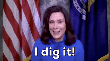 Gretchen Whitmer I Dig It GIF by GIPHY News