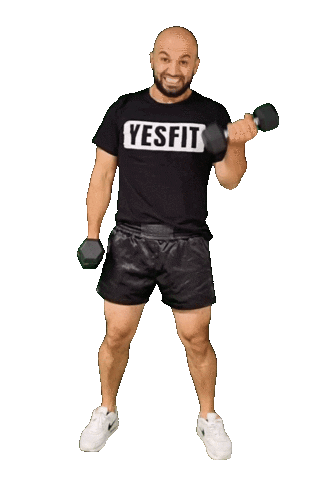 Gym Biceps Sticker by YesFit