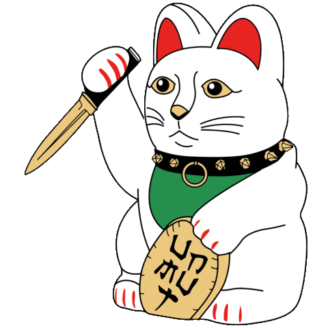 lucky cat gif