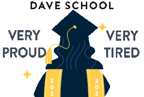 Graduation Class2023 Sticker by The DAVE School