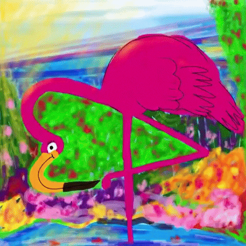 Flamingo GIF by Mypenleaks