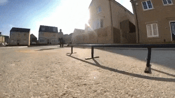 Wanker On Roller Skates GIF