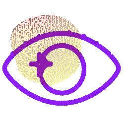 Oeil-Studio-Sale-Couleur Sticker