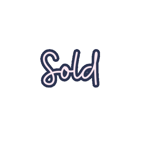 Sold Sticker by Ulka Rocks
