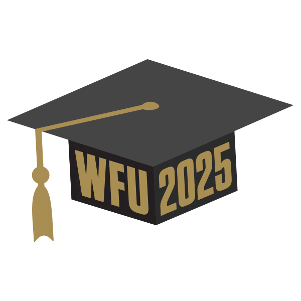 Wfugrad Sticker by Wake Forest University