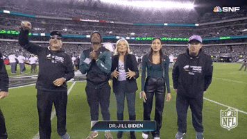 Jill Biden Football GIF by NFL