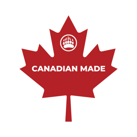 Canadian Sticker by Muskoka Bear Wear