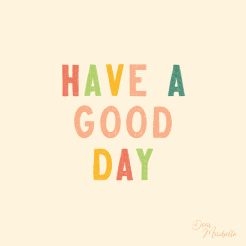 Animovaný gif s měnícím se nápisem "Have a lucky, beautiful, successful , good, lovely day". 