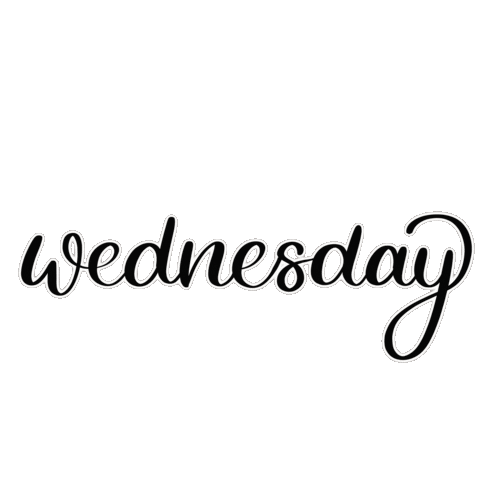 Wednesday Sticker