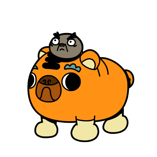 Cartoon Stone Sticker