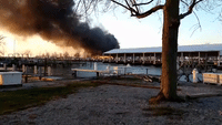 Flames Destroy Building Housing 'Many Multi-Million-Dollar Yachts' at Michigan Marina