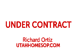 Richardortiz Sticker by Utah Homes OP