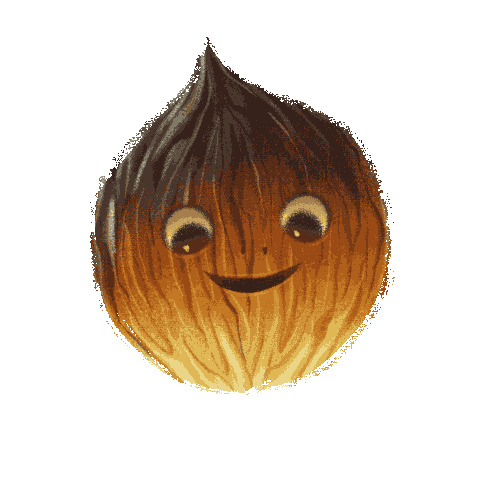 Nut Hazelnut Sticker by Jupitermond Verlag