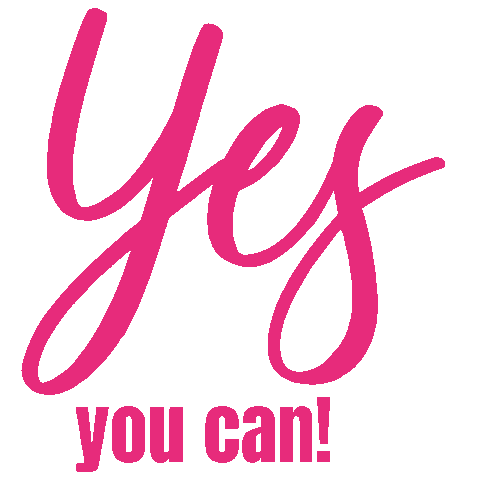 You Can Do It Yes Sticker by Houndstooth Media Group