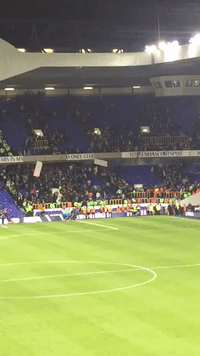 Arsenal Fans Tear Down Signs at White Hart Lane