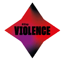 Stop Violence Peace Sticker by quandelstaudt