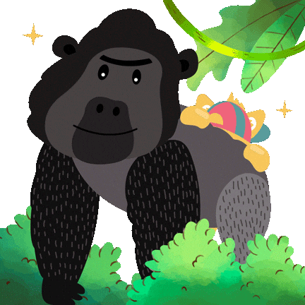 Animales Selva Sticker by katapum