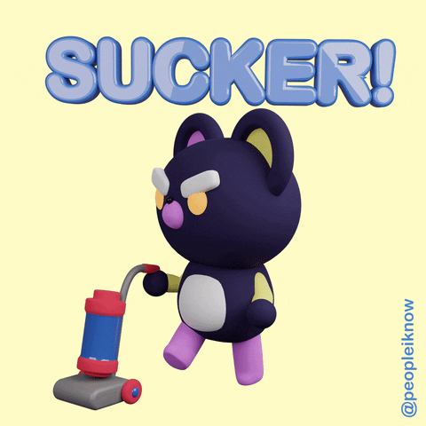 Vacuum Cleaner Teddy GIF by Timothy Winchester