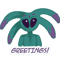 Star Trek Hello Sticker by Doggygraphics