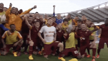 game over celebration GIF by AS Roma