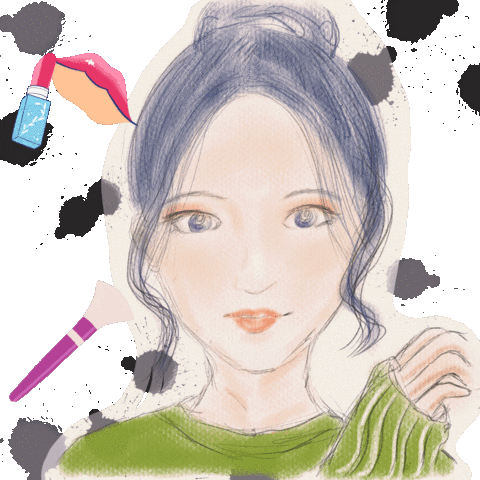 Girl Beauty Sticker