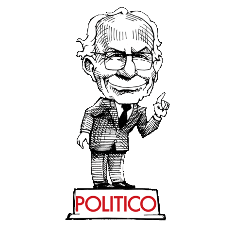 Democratic Debate Democrat Sticker by POLITICO