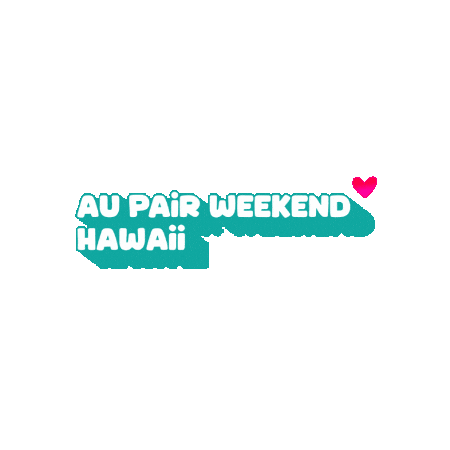 Au Pair Weekend Sticker