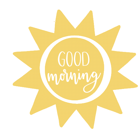 Good Morning Sticker