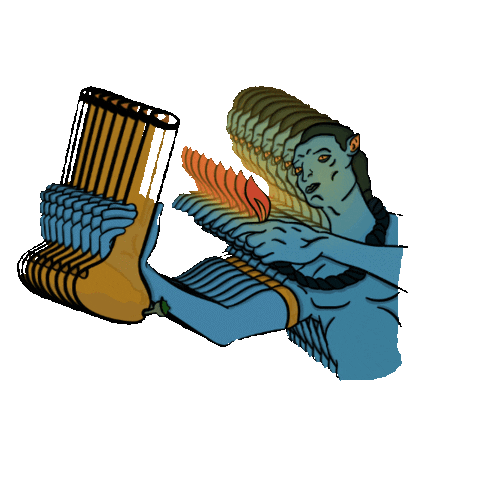 Fire Avatar Sticker
