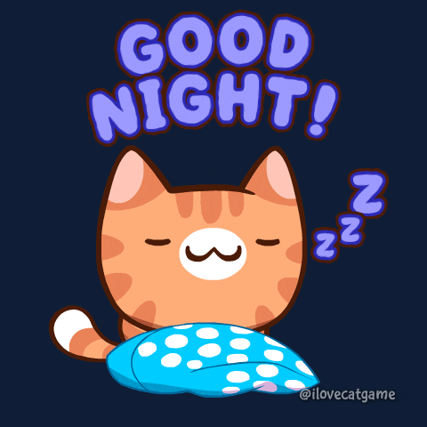 Good Night Sleeping GIF by Mino Games