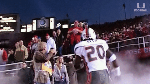 Ed Reed GIF by Miami Hurricanes - Find & Share on GIPHY