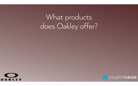 Oakleys coupon shop