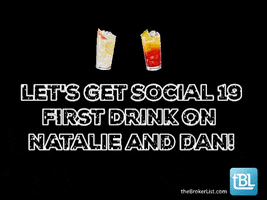 commercial real estate cocktails GIF by theBrokerList