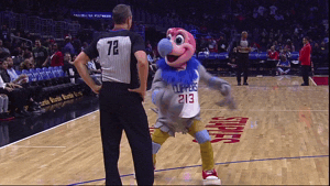 dance mascot GIF by NBA