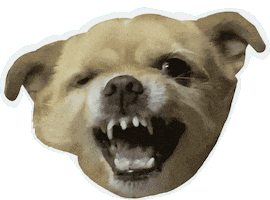 Dog Laugh Sticker