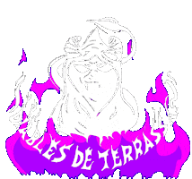 Burning Sticker by Diables de Terrassa
