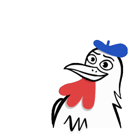 France Coq Sticker for iOS & Android | GIPHY