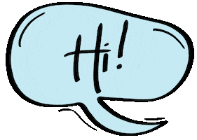 Bubble Hello Sticker by Sophias Welt