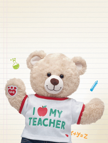 Teacher Appreciation School GIF by Build-A-Bear Workshop