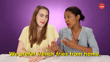 French People Try American Mcdonalds French Fries For The First Time GIF by BuzzFeed