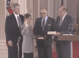 Swearing In Ruth Bader Ginsburg GIF by GIPHY News