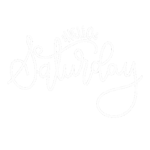 Its Saturday Sticker by Sincerely Barbie Designs