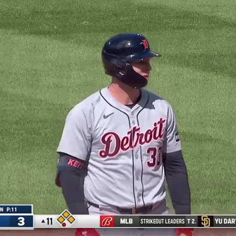 Detroit Tigers Yes GIF by Bally Sports Detroit