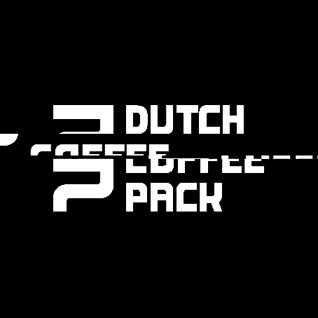 dutchcoffeepack logo coffee glitch bag GIF