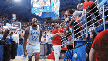 Kansas Basketball Jayhawks GIF by Kansas Athletics