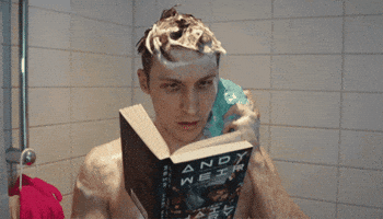 Book Reading GIF